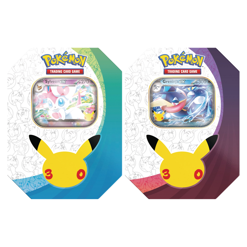 Pokémon TCG: 30th Celebration Pokémon ex Tin